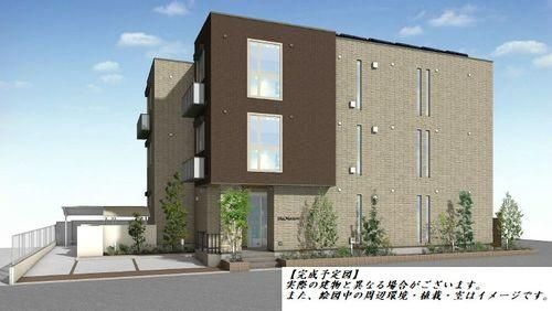 【建物外観】　2022年9月中旬完成予定！
ホテルライクの新築物件！